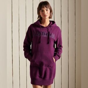 Sold out Superdry LONDON “Tonal City Hoodie Dress”